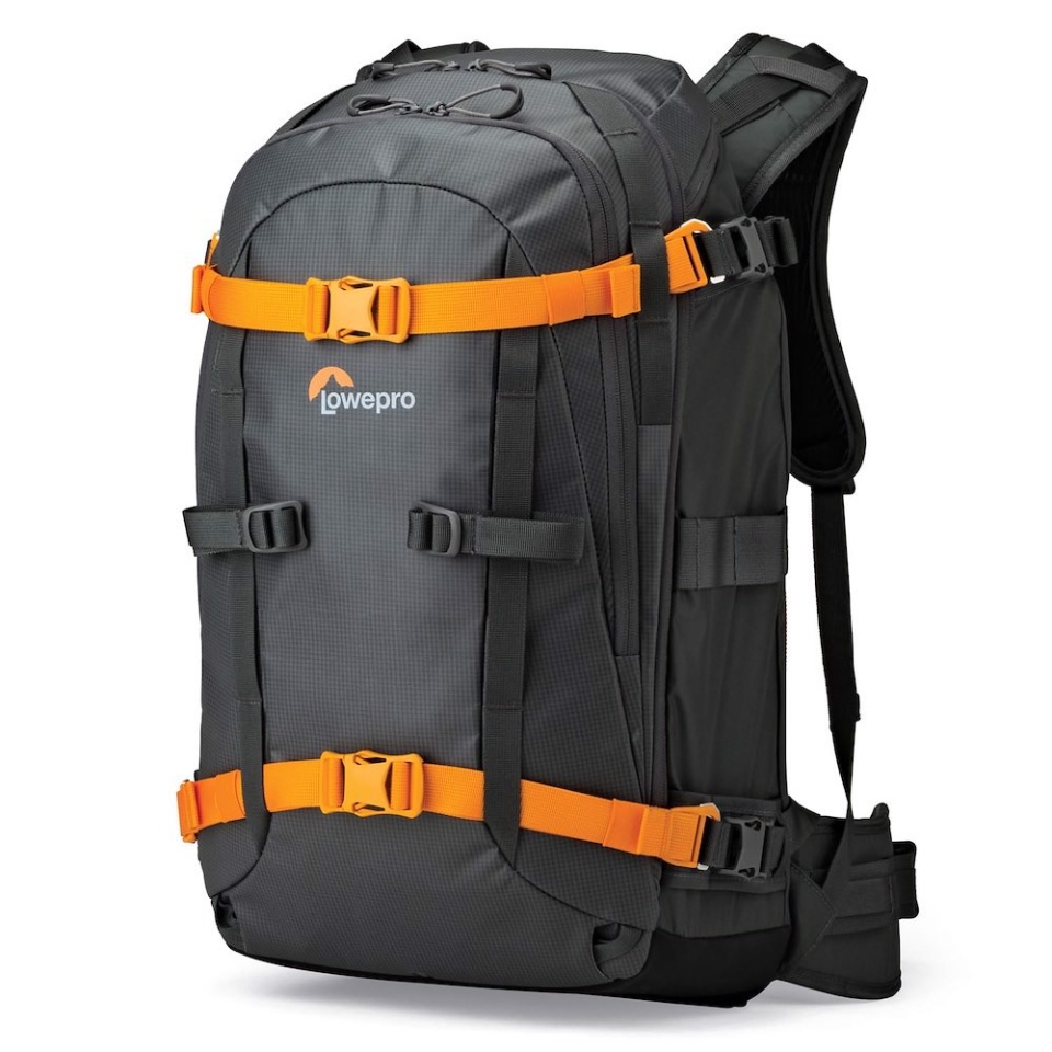 Lowepro Whistler BP 350 AW Professional Grade Outdoor Adventure Camera Backpack Grey 